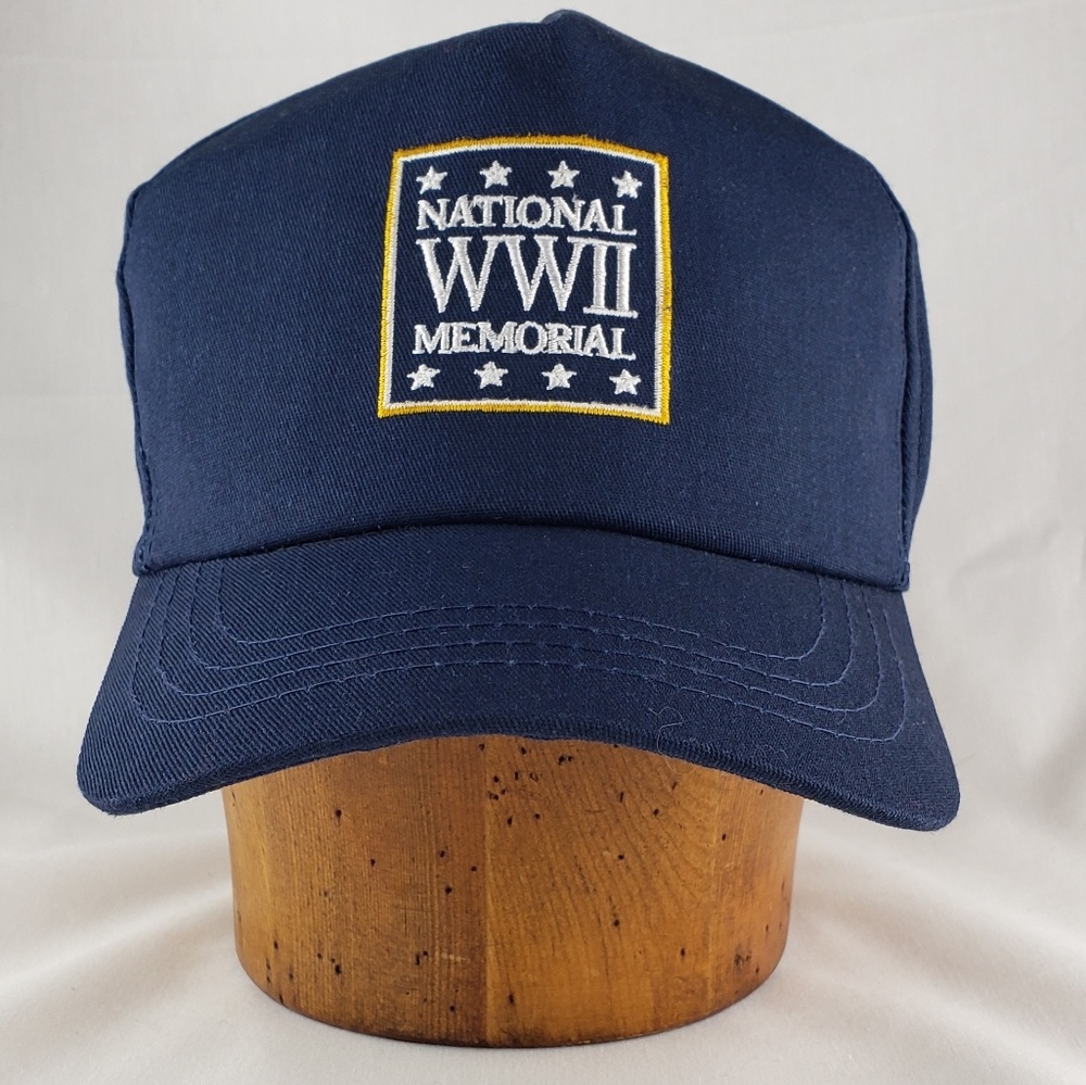 National WWII Memorial Hat - Rare Navy Color - EUC